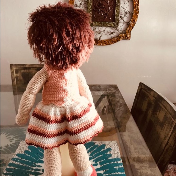 Handmade crochet baby doll - Picture 2 of 2